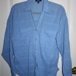 Mavi Textured Blue Shirt